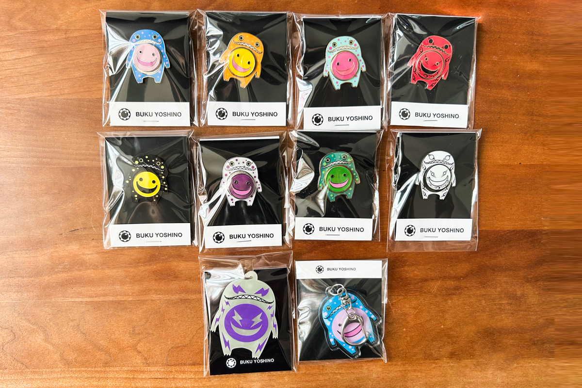 PIN Badges and Key Ring